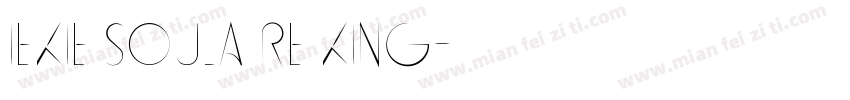 iekie Soula Re King字体转换